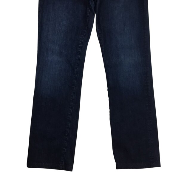 7 For All Mankind Slimmy Straight Leg Jeans Mens 33 x 29 Dark Wash Cotton & Span - Picture 6 of 12